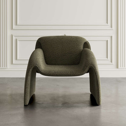 Jofran - Dolce Mid-Century Modern Bent Angle Upholstered Accent Chair - DOLCE-CH-FOR view 4