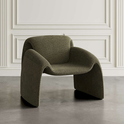 Jofran - Dolce Mid-Century Modern Bent Angle Upholstered Accent Chair - DOLCE-CH-FOR view 5