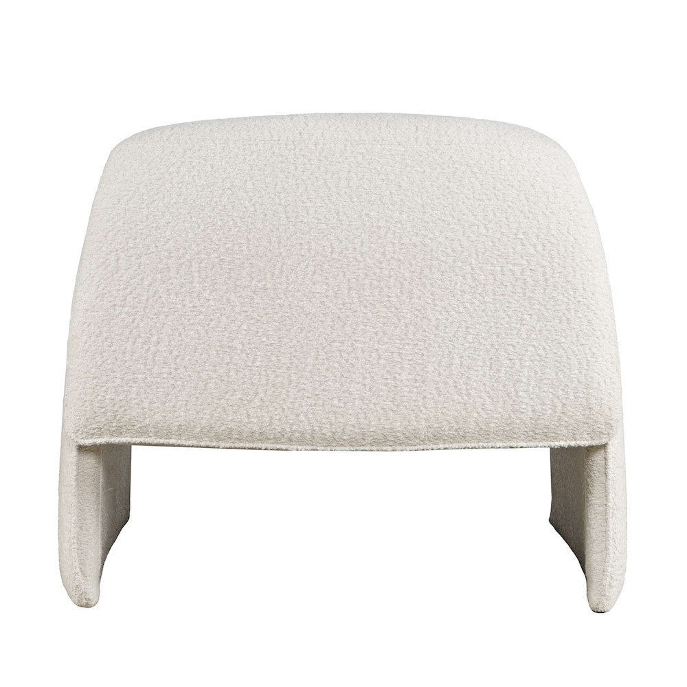Jofran - Dolce Mid-Century Modern Bent Angle Upholstered Accent Chair - DOLCE-CH-NAT view 3