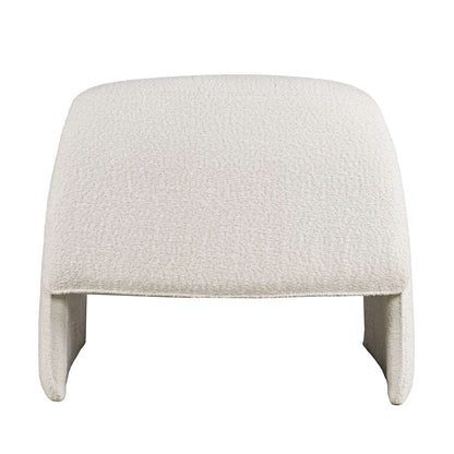 Jofran - Dolce Mid-Century Modern Bent Angle Upholstered Accent Chair - DOLCE-CH-NAT view 3