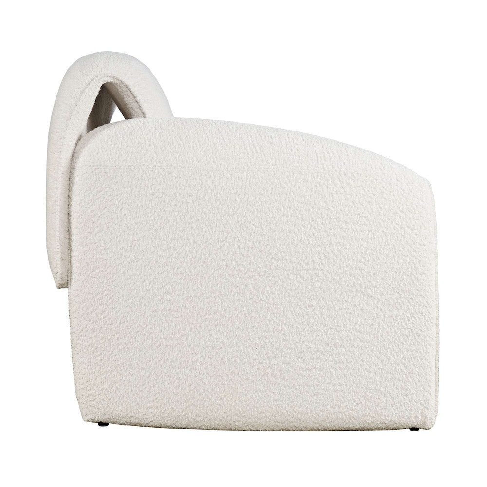 Jofran - Dolce Mid-Century Modern Bent Angle Upholstered Accent Chair - DOLCE-CH-NAT view 6