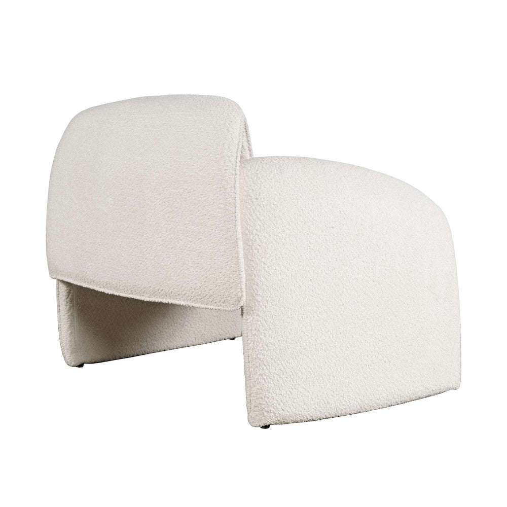 Jofran - Dolce Mid-Century Modern Bent Angle Upholstered Accent Chair - DOLCE-CH-NAT view 7