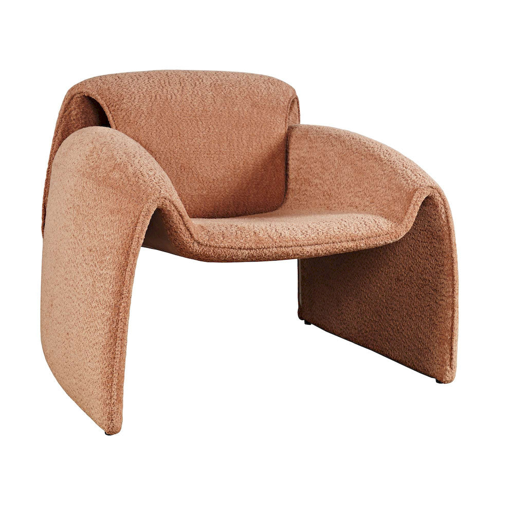 Jofran - Dolce Mid-Century Modern Bent Angle Upholstered Accent Chair - DOLCE-CH-SNA view 2