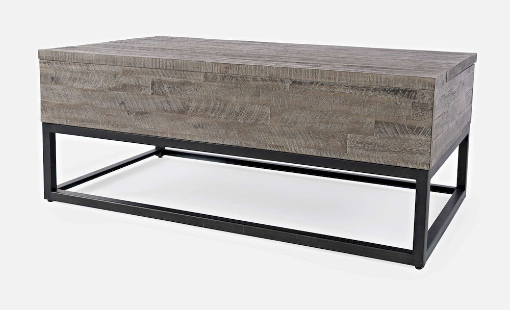 Jofran - East Hampton Lift-Top Coffee Table - Distressed Grey - 1860-5 view 3