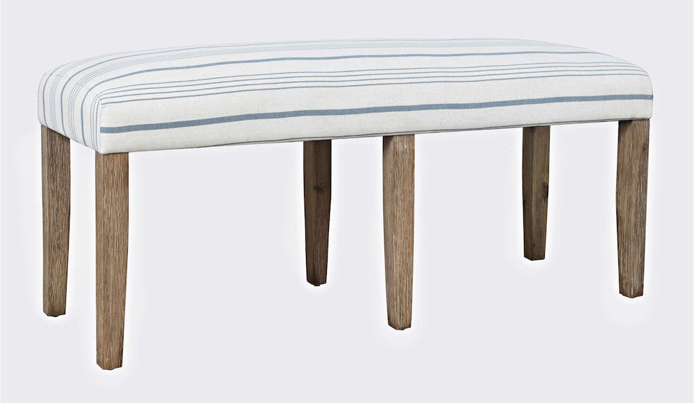 Jofran - Eastern Tides 46in Upholstered Coastal Dining Bench - 2148-46KD view 2