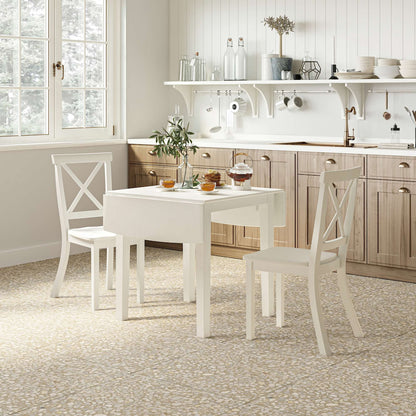 Jofran - Eastern Tides Three Piece Cross-Back Coastal Dining Set - 2146-30370KDKT view 12
