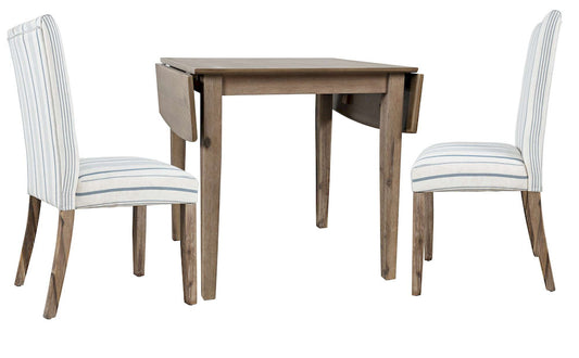 Jofran - Eastern Tides Three Piece Upholstered Dining Set - 2148-30392KDKT view 1