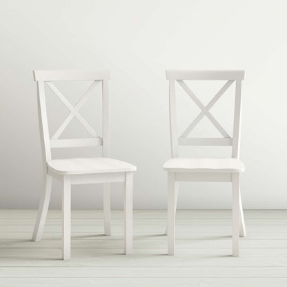 Jofran - Eastern Tides X-Back Coastal Acacia Dining Chair (Set of 2) - 2146-370KD view 8