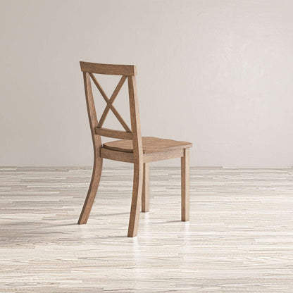 Jofran - Eastern Tides X-Back Coastal Acacia Dining Chair (Set of 2) - 2148-370KD view 4