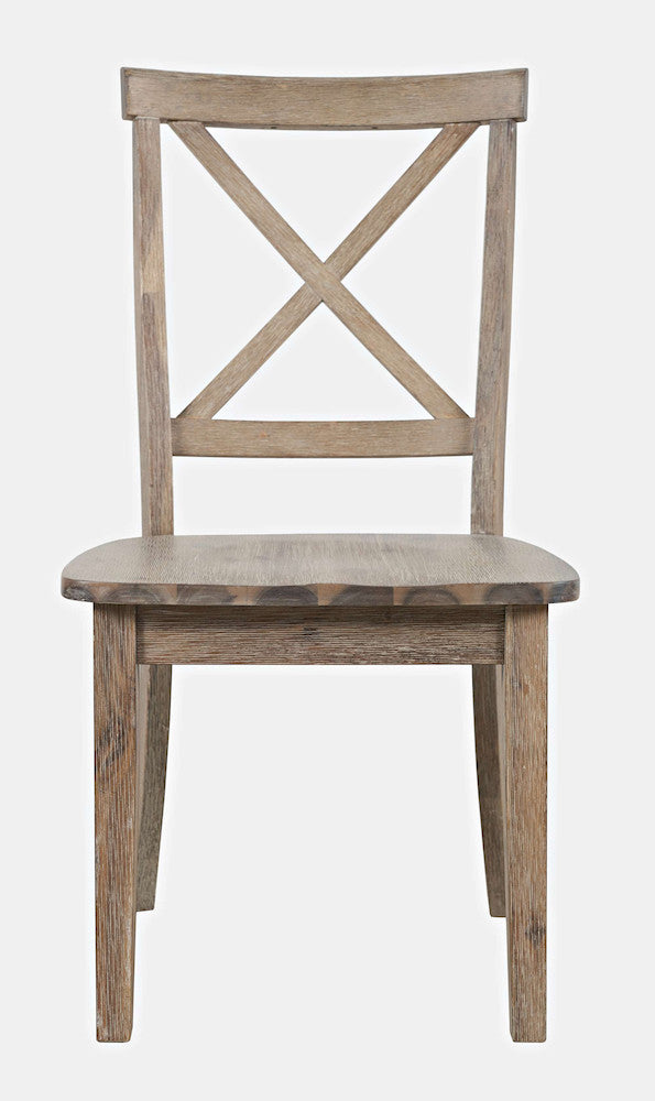 Jofran - Eastern Tides X-Back Coastal Acacia Dining Chair (Set of 2) - 2148-370KD view 5