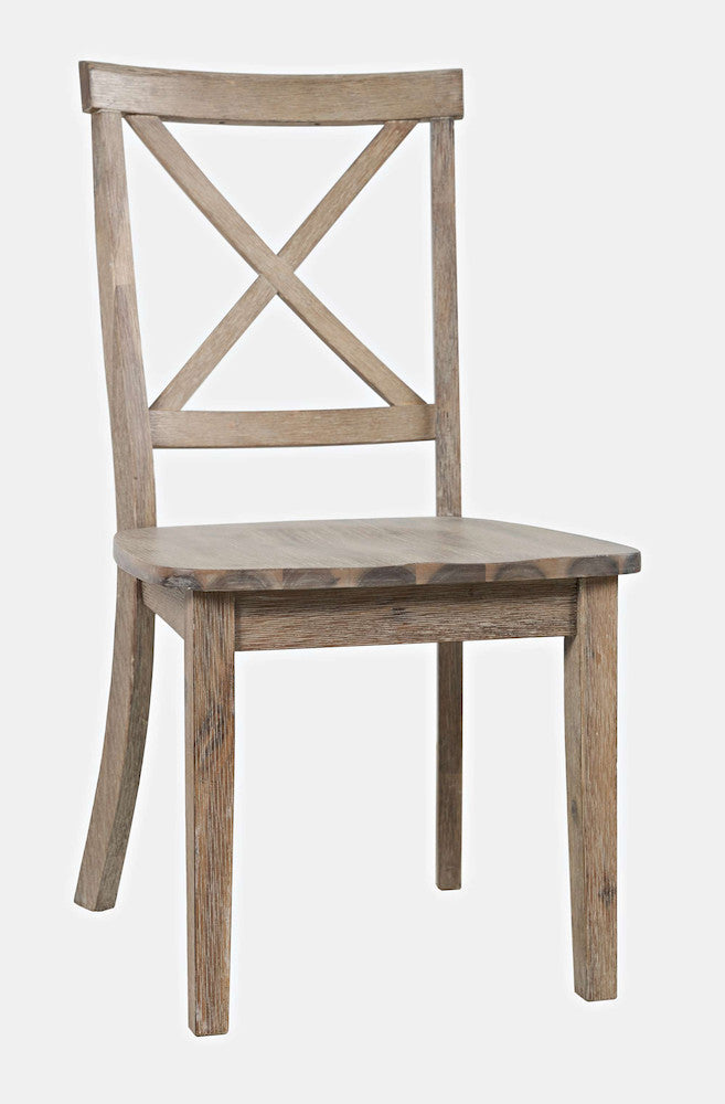 Jofran - Eastern Tides X-Back Coastal Acacia Dining Chair (Set of 2) - 2148-370KD view 6