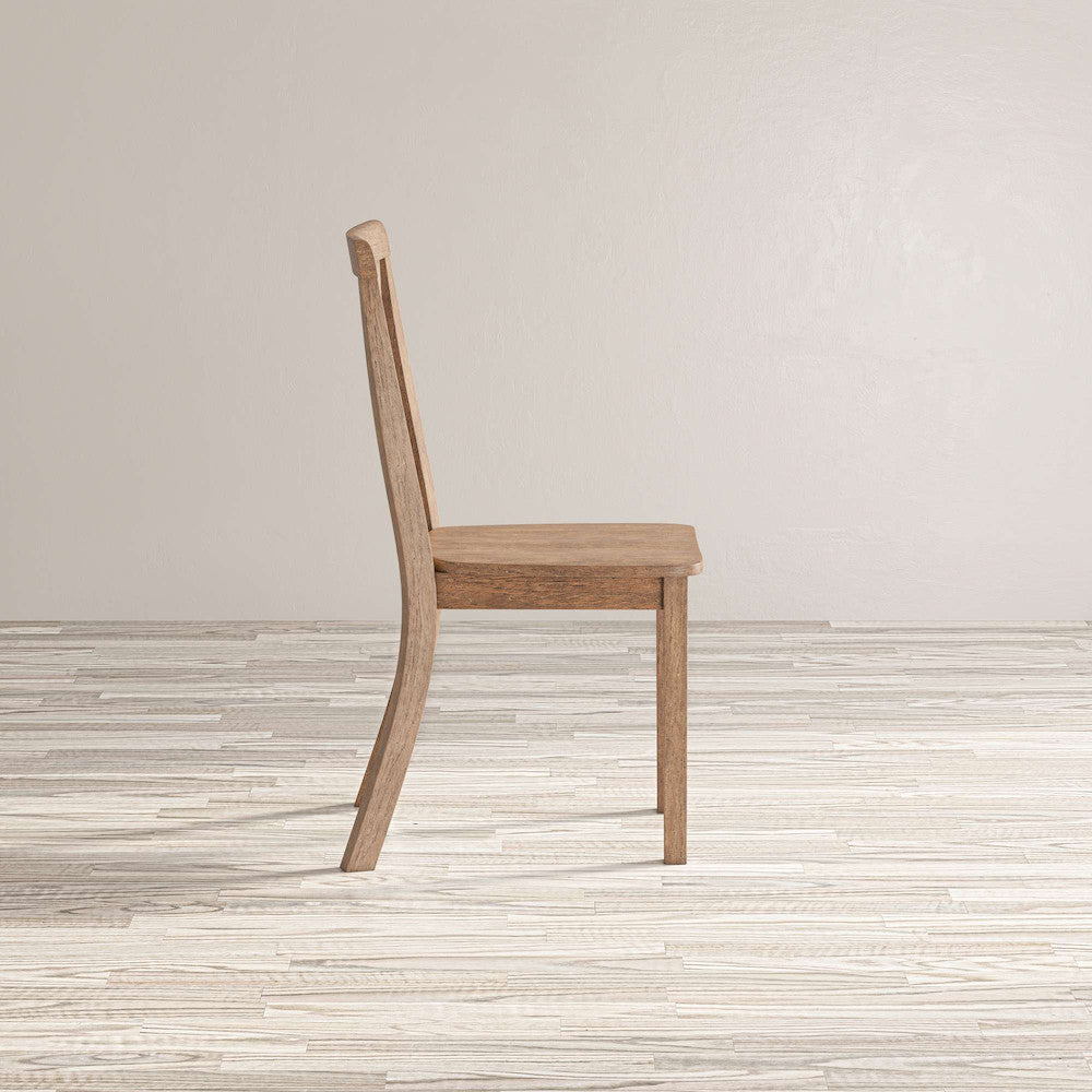 Jofran - Eastern Tides X-Back Coastal Acacia Dining Chair (Set of 2) - 2148-370KD view 12