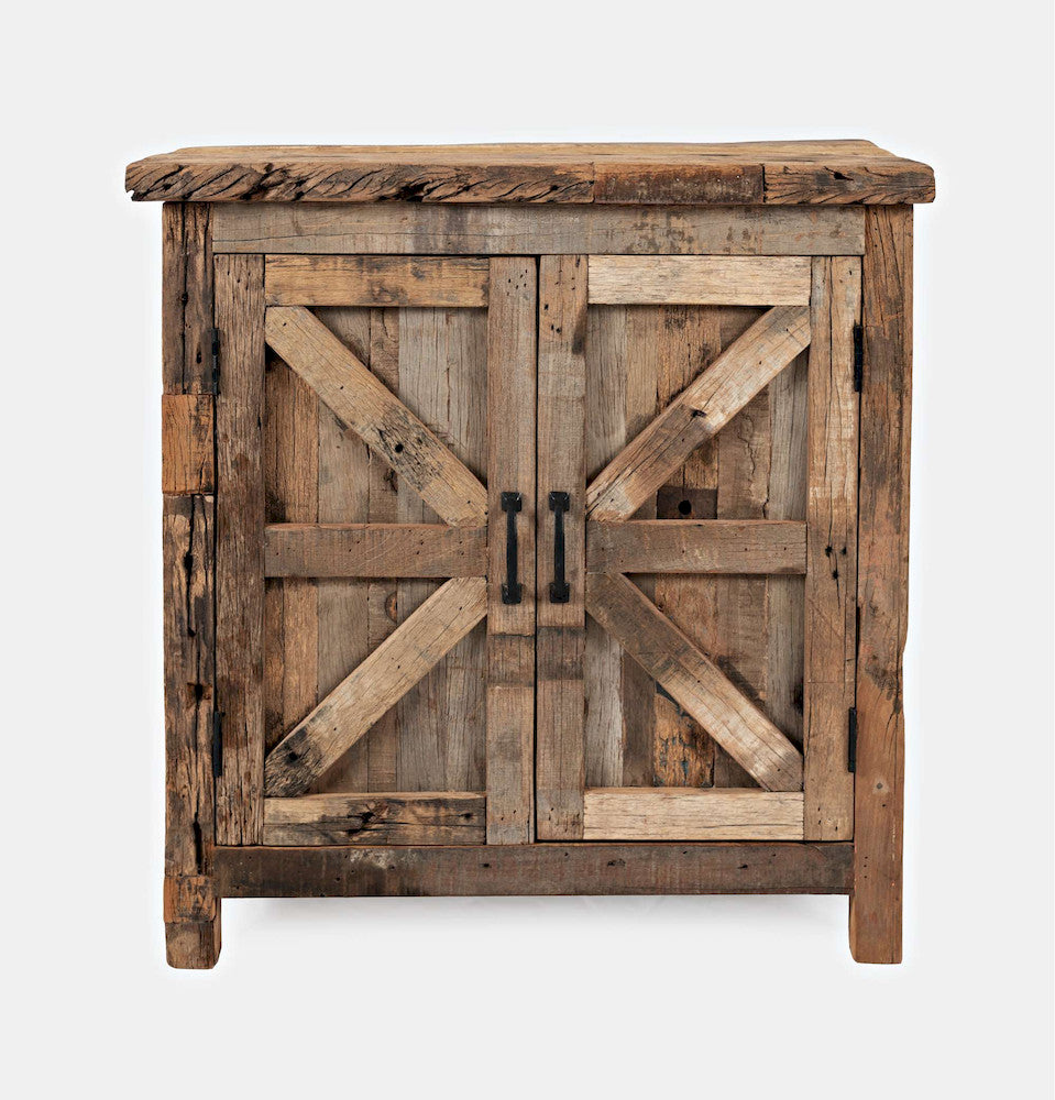 Jofran - Eden Prairie 2 Door Accent Cabinet - Heavily Distressed Reclaimed Wood - 1989-32 view 1