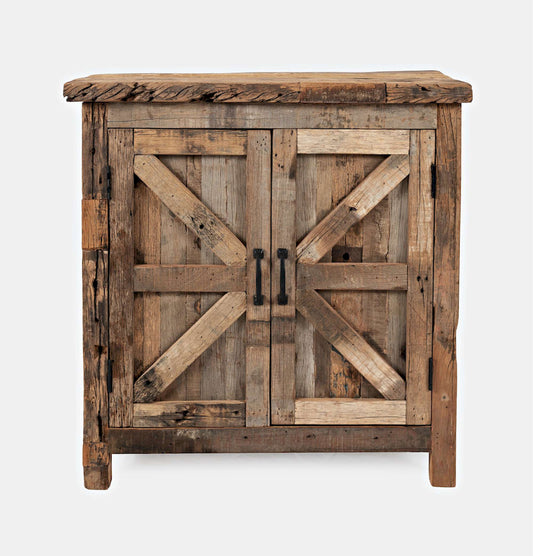Jofran - Eden Prairie 2 Door Accent Cabinet - Heavily Distressed Reclaimed Wood - 1989-32 view 1