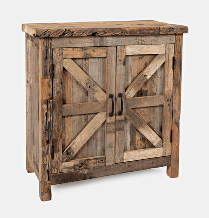 Jofran - Eden Prairie 2 Door Accent Cabinet - Heavily Distressed Reclaimed Wood - 1989-32 view 2
