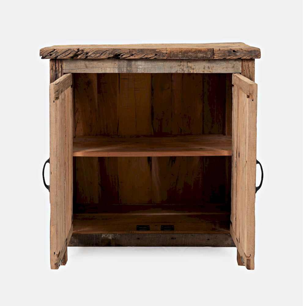 Jofran - Eden Prairie 2 Door Accent Cabinet - Heavily Distressed Reclaimed Wood - 1989-32 view 7
