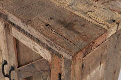 Jofran - Eden Prairie 4 Door Accent Cabinet - Heavily Distressed Reclaimed Wood - 1989-60 veiw 5