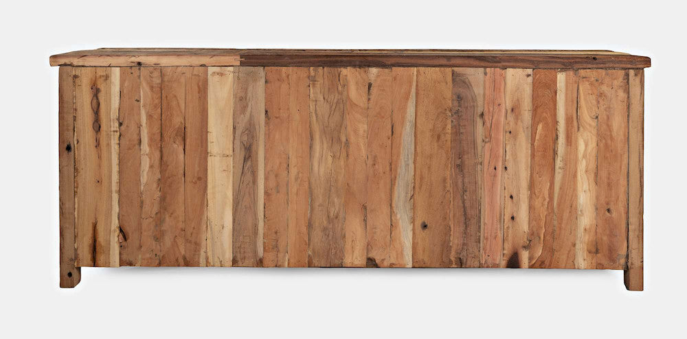 Jofran - Eden Prairie 6 Door Accent Cabinet - Heavily Distressed Reclaimed Wood - 1989-84 view 4
