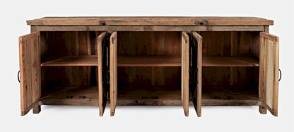 Jofran - Eden Prairie 6 Door Accent Cabinet - Heavily Distressed Reclaimed Wood - 1989-84 view 7