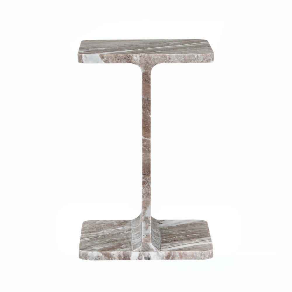 Jofran - Enzo Luxury Genuine Solid Marble Icon End Table - 2330-ENZOTNT view 2