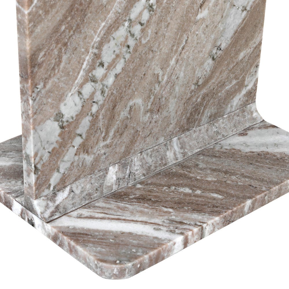 Jofran - Enzo Luxury Genuine Solid Marble Icon End Table - 2330-ENZOTNT view 6