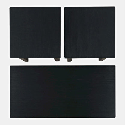 Jofran - Eros Contemporary 3 Piece Coffee Table Set - Brushed Black - 2089-BLK view 5