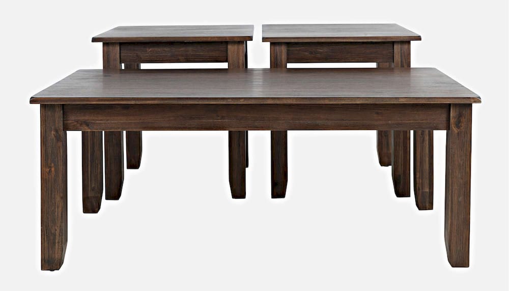 Jofran - Eros Contemporary 3 Piece Coffee Table Set - Brushed Chestnut - 2089-CHS view 1