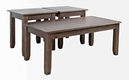 Jofran - Eros Contemporary 3 Piece Coffee Table Set - Brushed Chestnut - 2089-CHS view 2