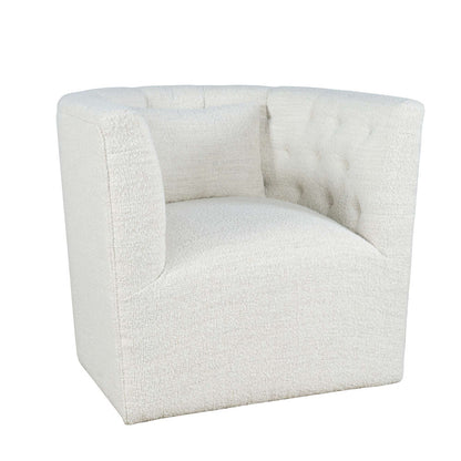 Jofran - Everly Boucle Modern Transitional Swivel Accent Chair - EVERLY-SW-NATURAL view 2