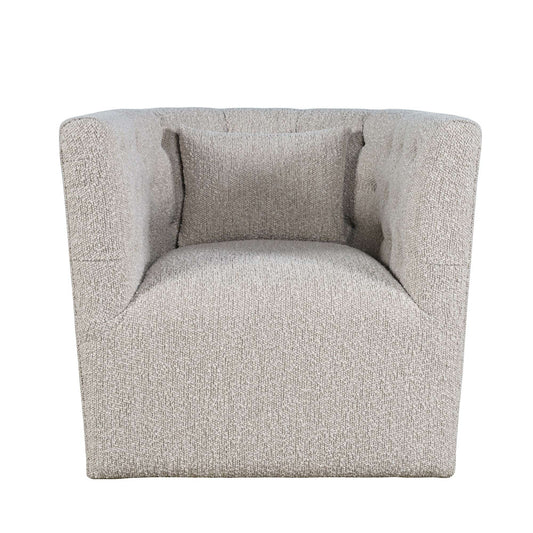 Jofran - Everly Boucle Modern Transitional Swivel Accent Chair - EVERLY-SW-TAUPE view 1