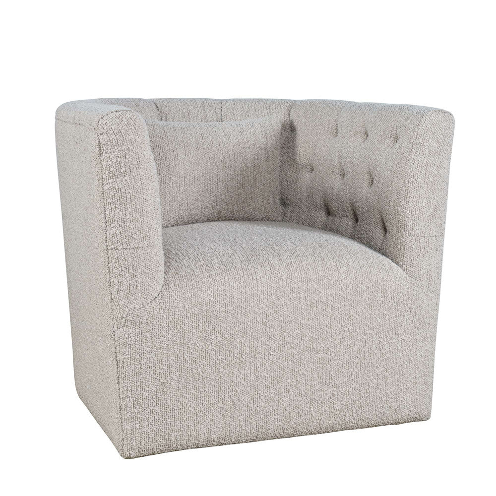 Jofran - Everly Boucle Modern Transitional Swivel Accent Chair - EVERLY-SW-TAUPE view 2