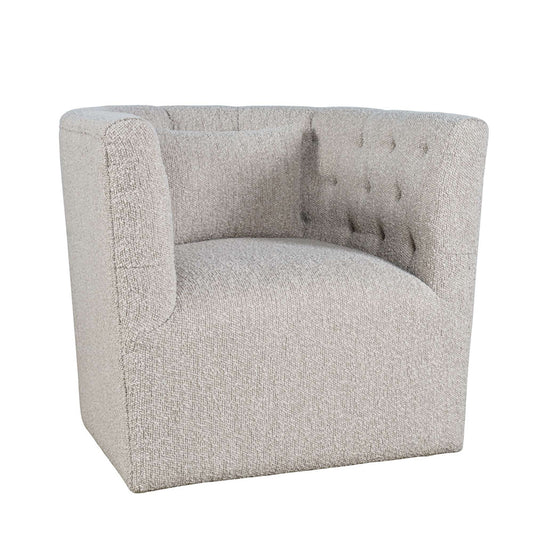 Jofran - Everly Boucle Modern Transitional Swivel Accent Chair - EVERLY-SW-TAUPE view 2