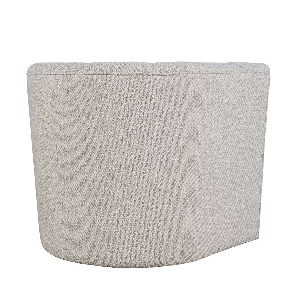 Jofran - Everly Boucle Modern Transitional Swivel Accent Chair - EVERLY-SW-TAUPE view 3