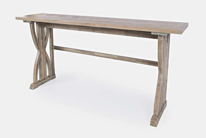 Jofran - Fairview Counter Height Sofa Table Set with Three Stools - Ash - 1933-74 view 4