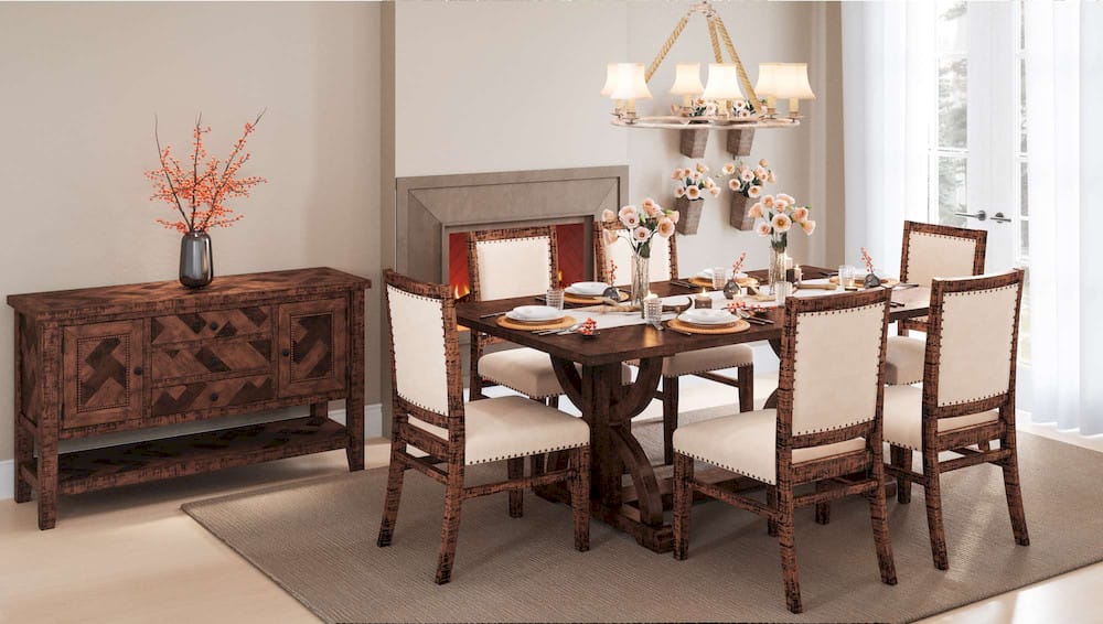 Jofran - Fairview Extension Dining Table - Oak - 1931-78DNGKT view 5
