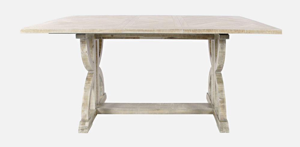 Jofran - Fairview Mid-Century Distressed 78in Seven-Piece Upholstered Dining Set - 1933-78D-7 view 4