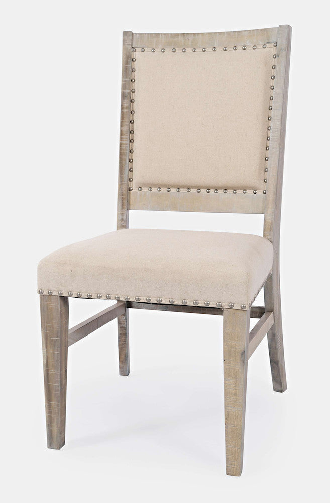 Jofran - Fairview Mid-Century Distressed 78in Seven-Piece Upholstered Dining Set - 1933-78D-7 view 6
