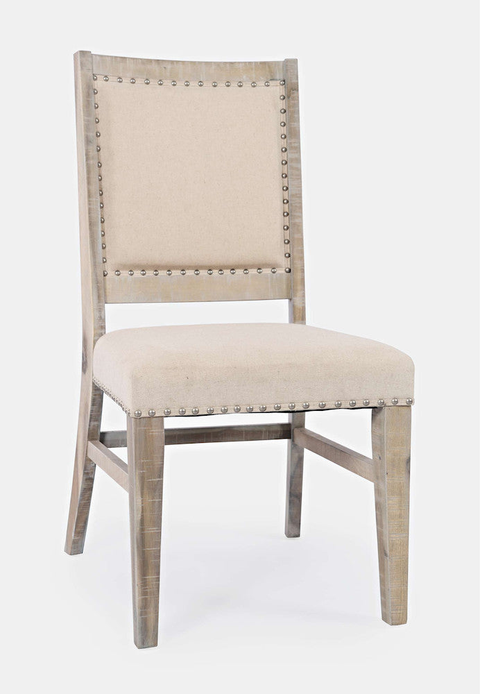 Jofran - Fairview Mid-Century Distressed 78in Seven-Piece Upholstered Dining Set - 1933-78D-7 view 11