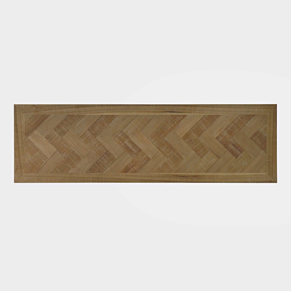 Jofran - Fairview Modern Transitional 60in Chevron Fireplace Storage Console TV Stand with Electric Fireplace, Bryce Light Brown - 2338-FP6032 view 9