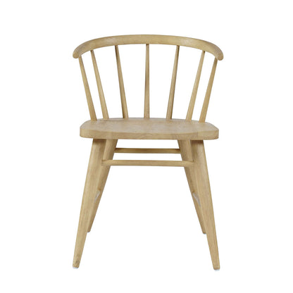 Jofran - Fitz Traditional Solid Wood Curved Back Spindle Dining Chair (Set of 2) in Natural - 2421-FITZNAT view 1
