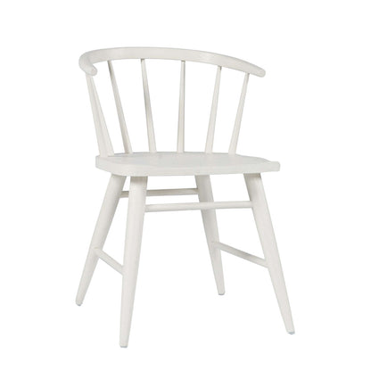Jofran - Fitz Traditional Solid Wood Curved Back Spindle Dining Chair (Set of 2) in White - 2421-FITZWHT view 9