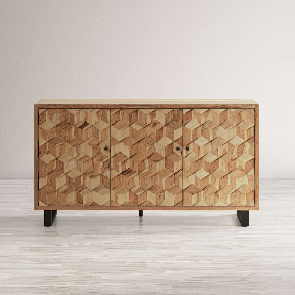Jofran - Geometrix Accent Cabinet - Natural - 1995-63 view 6