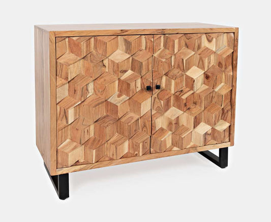 Jofran - Geometrix Accent Cabinet - Natural - 1995-43 veiw 1