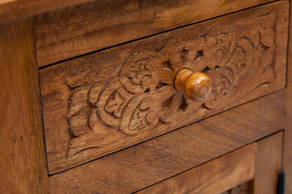 Jofran - Global Archive Hand Carved Accent Table - 1730-51 view 4