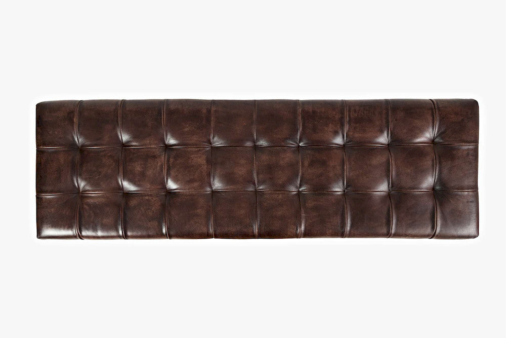 Jofran - Global Archive Leather Ottoman in Dark Sienna - 1730-78 view 8