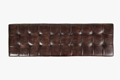 Jofran - Global Archive Leather Ottoman in Dark Sienna - 1730-78 view 8