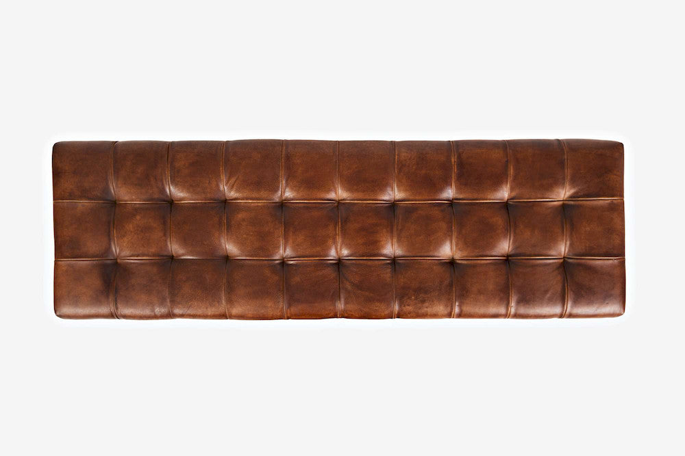 Jofran - Global Archive Leather Ottoman in Saddle - 1730-76 view 8