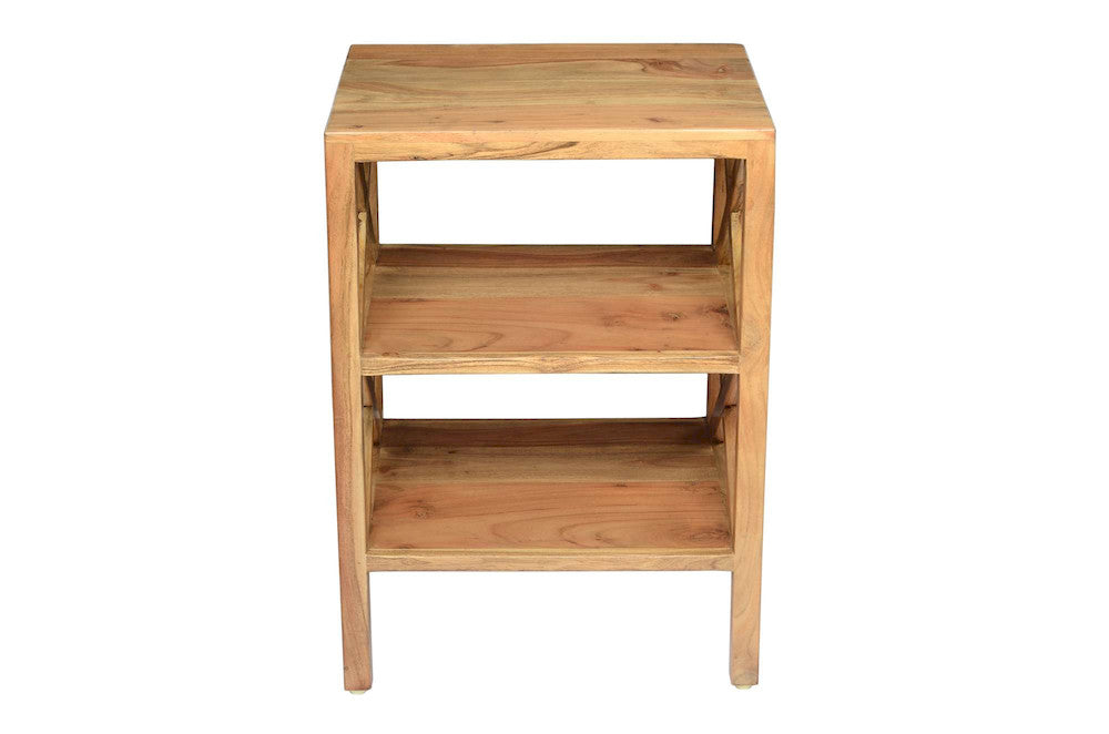 Jofran - Global Archive Solid Wood X-Side Accent Table - Natural - 1730-37 view 1