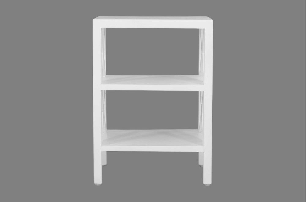 Jofran - Global Archive Solid Wood X-Side Accent Table - White - 1730-3420 view 1