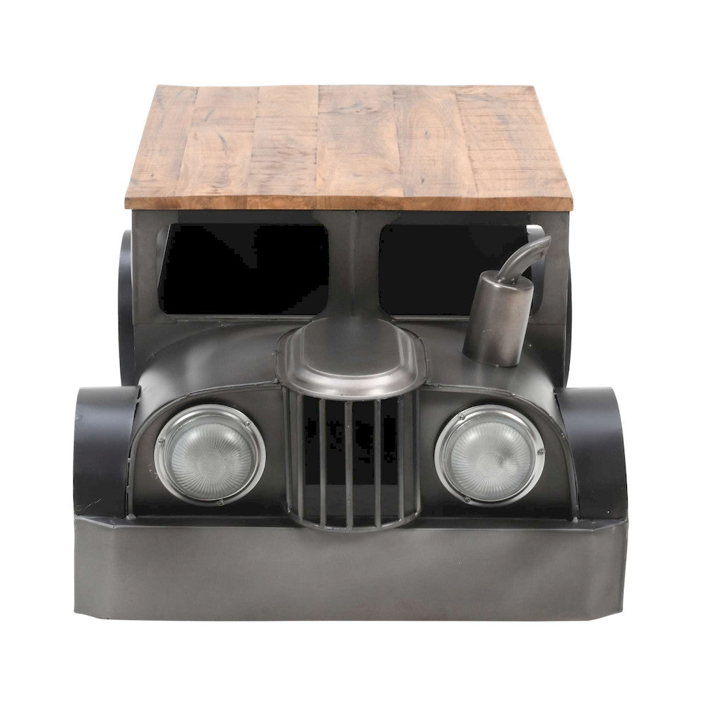 Jofran - Glory Days Roadie 41in Vintage Truck Solid Wood and Metal Unique Coffee Table with Storage - 2323-ROADIE view 4